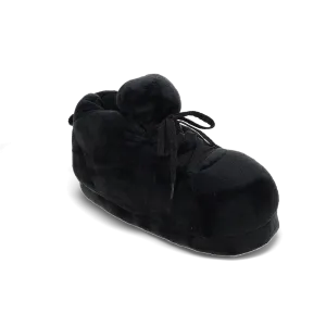 All Black Slippers