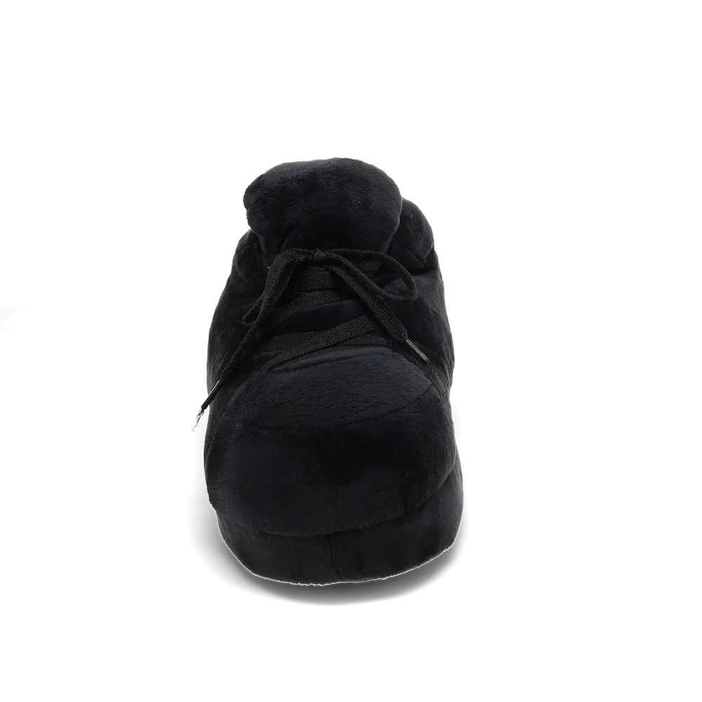 All Black Slippers