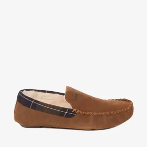 Barbour Monty Suede Fur Slippers MSL0001 Camel