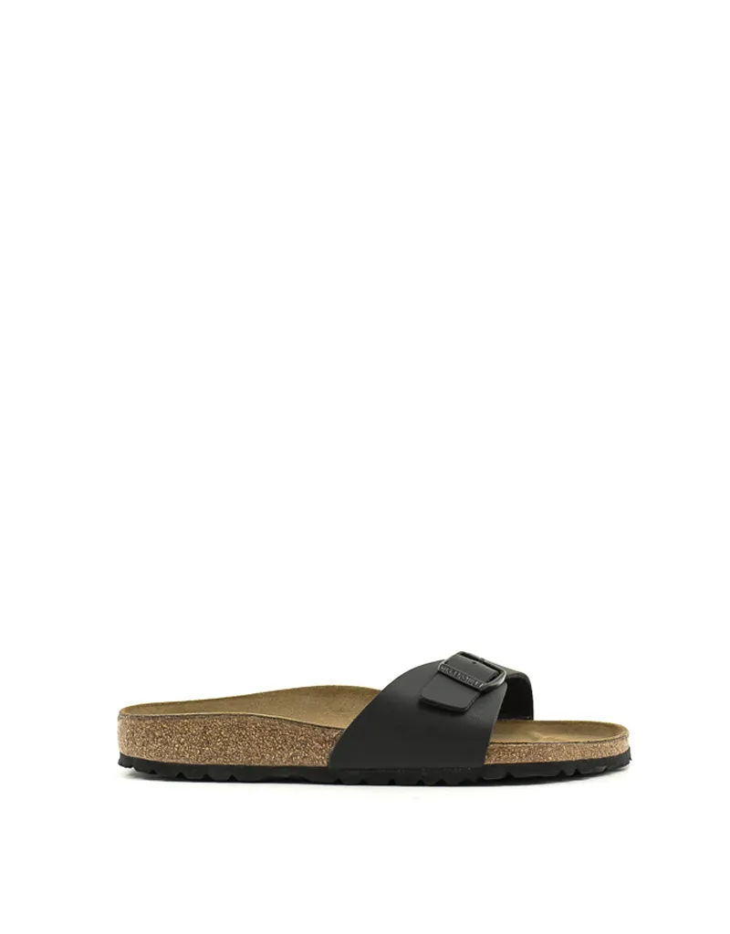 Birkenstock — Madrid Birko Flor - Black Narrow Width