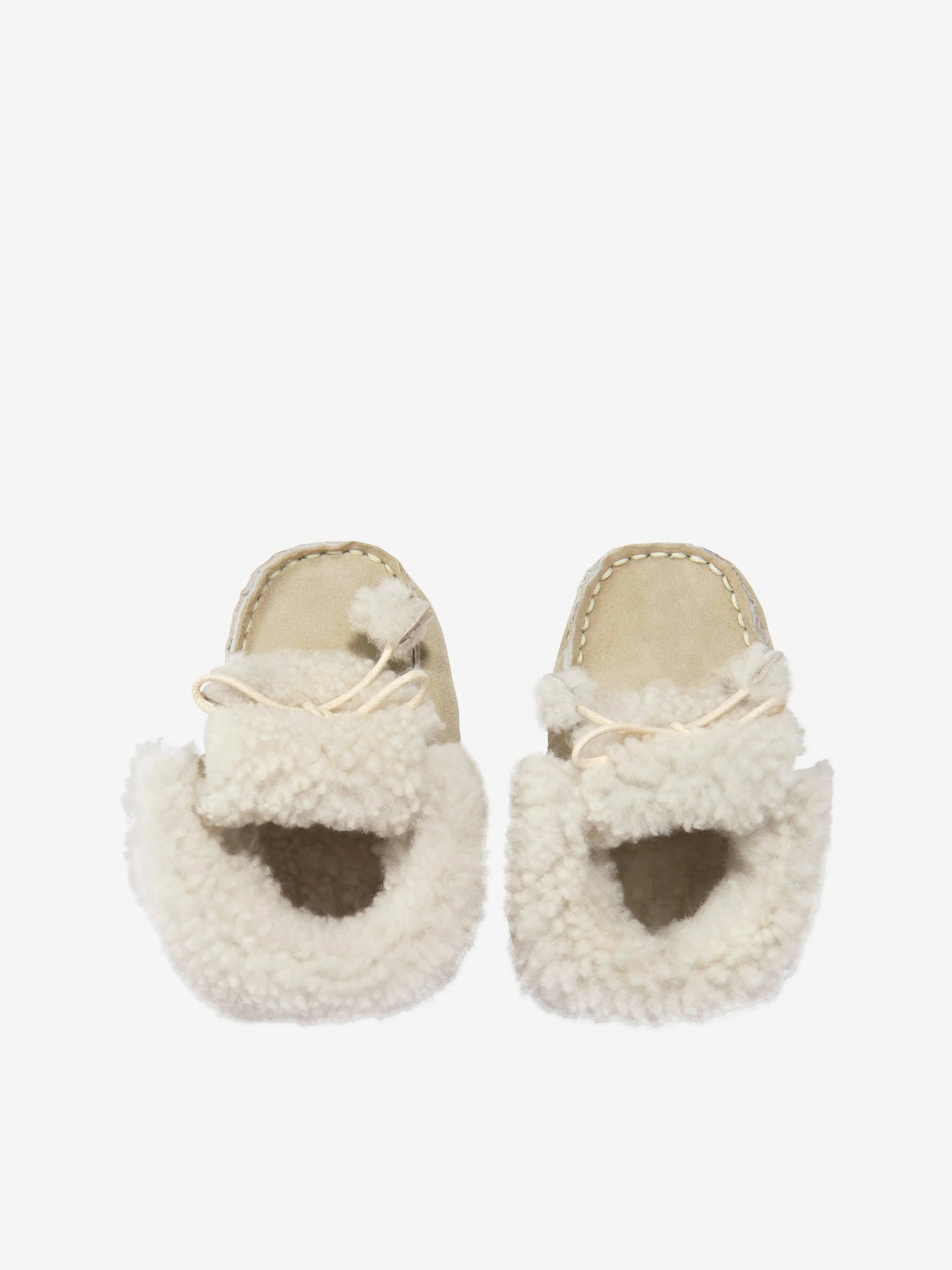 Bonpoint Baby Suede Leather Slippers