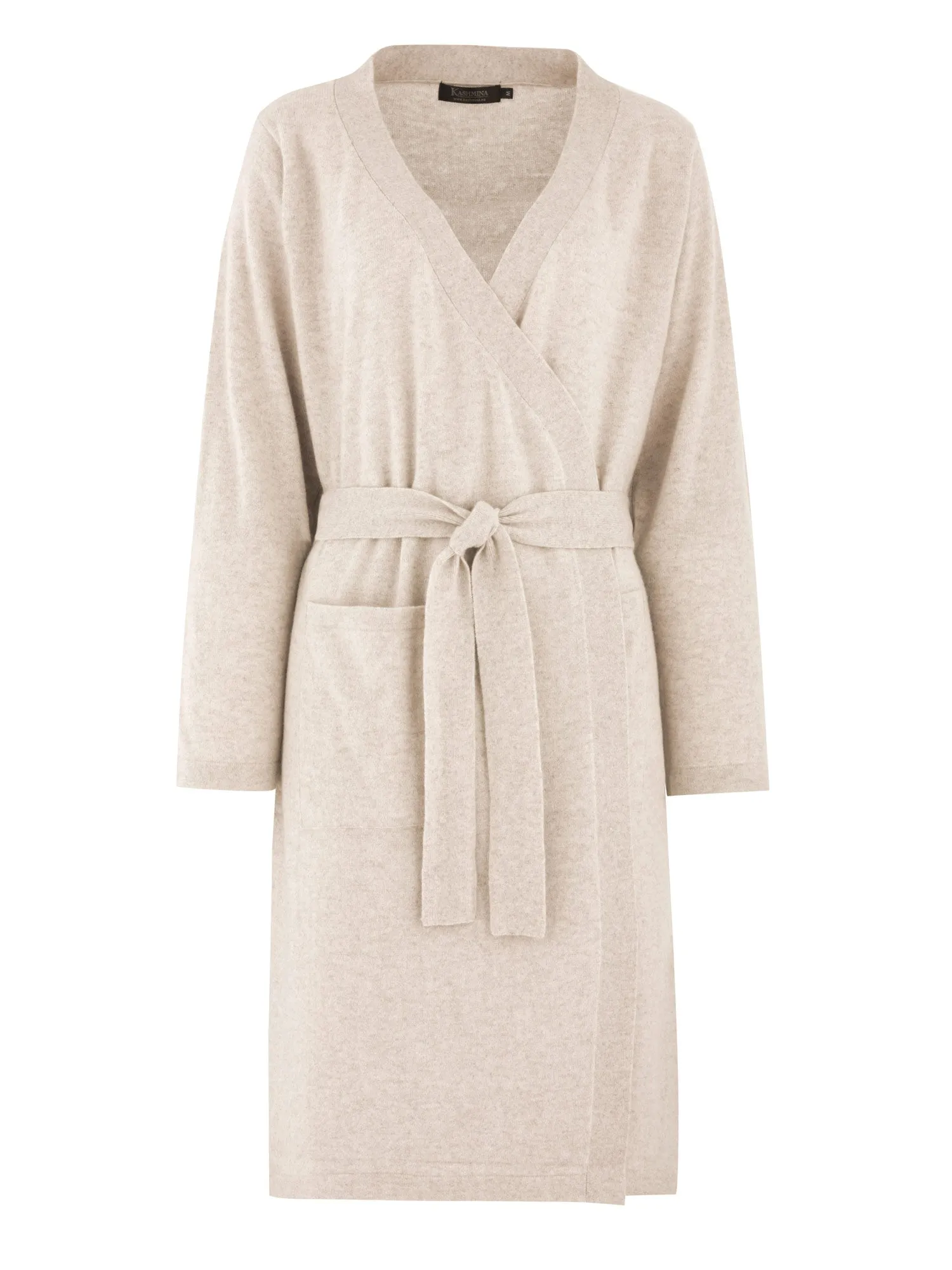 Cashmere robe "Classic" - beige