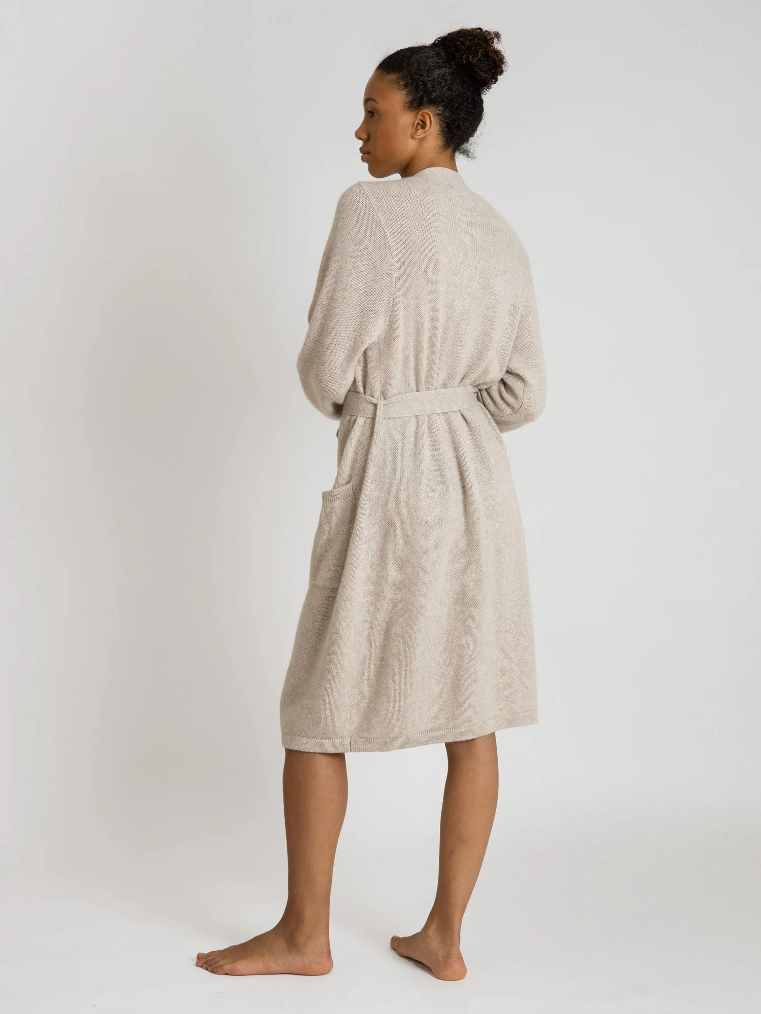 Cashmere robe "Lux" - beige