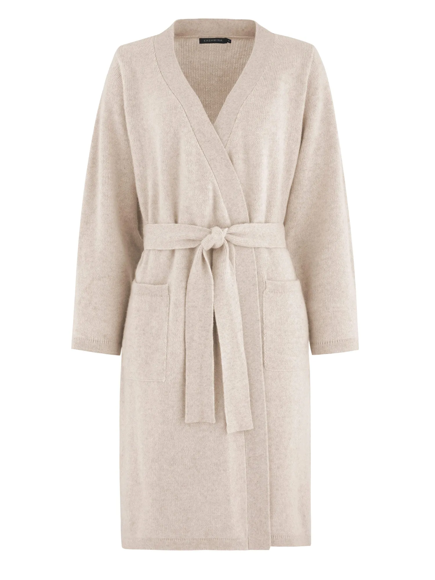 Cashmere robe "Lux" - beige