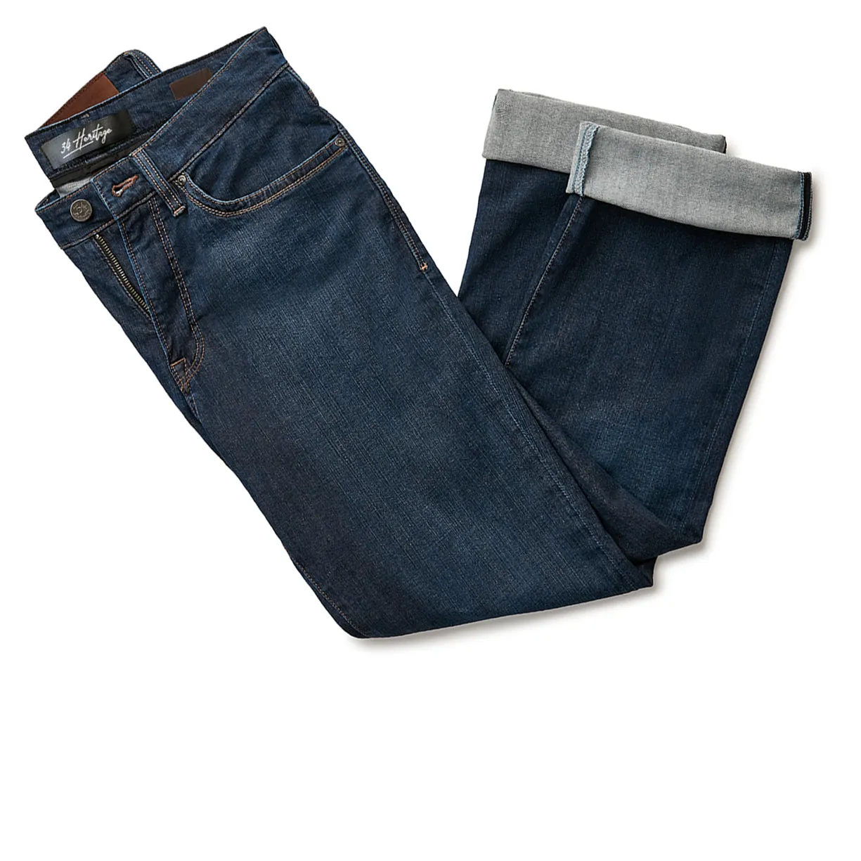 Charisma Relaxed Straight Jeans In Dark Cashmere