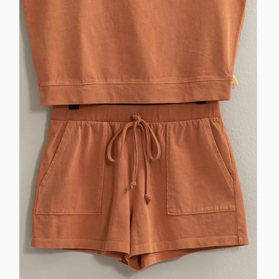 Clara Top & Shorts Matching Set