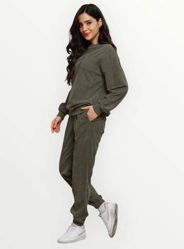 Corduroy Loungewear Set