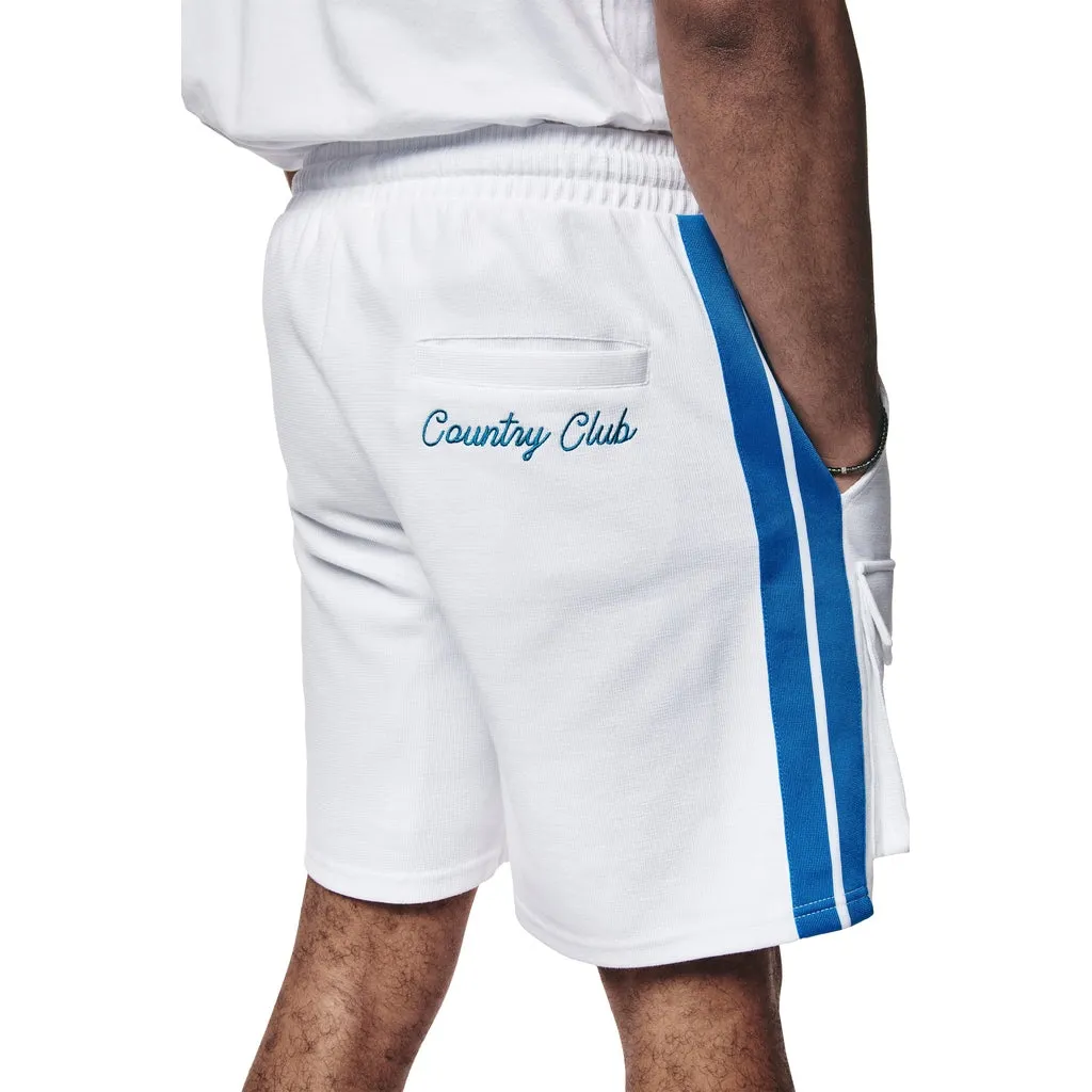 Country Club Waffle Shorts - Blue