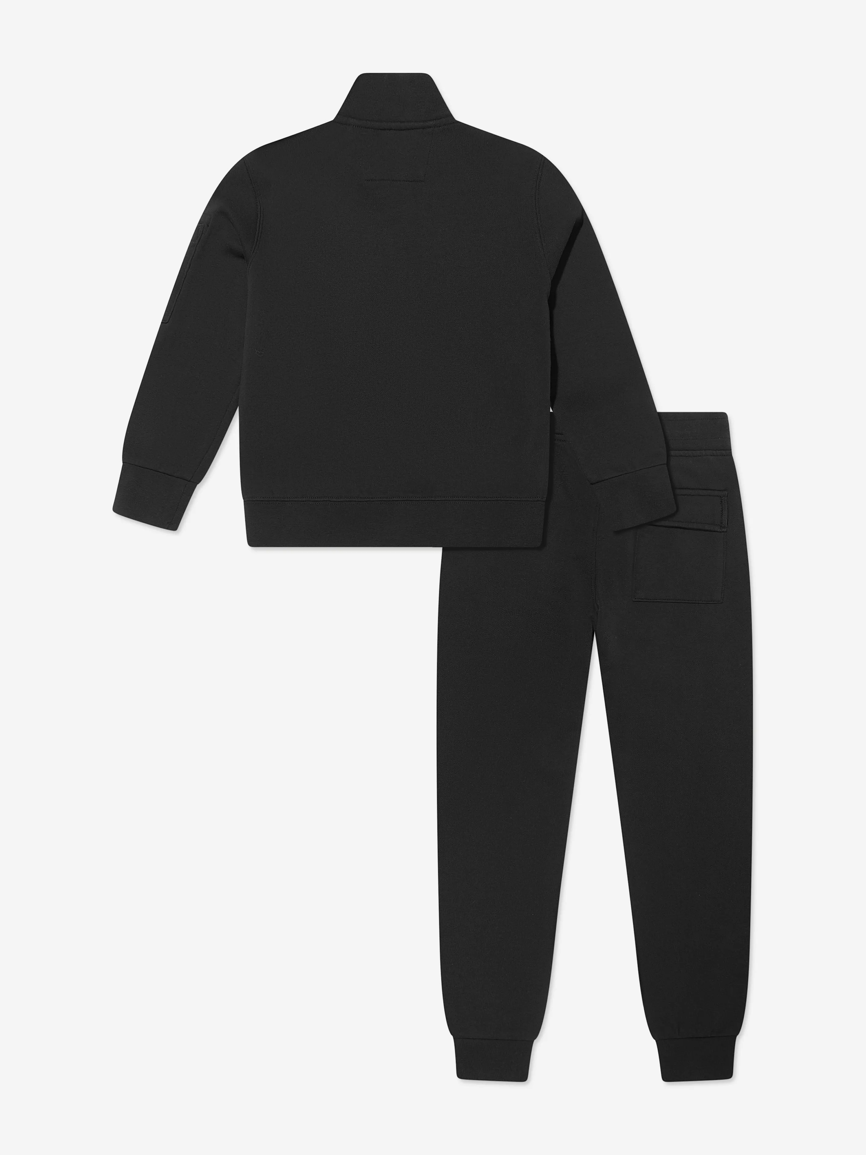 C.P. Company Boys Logo Tracksuit in Black