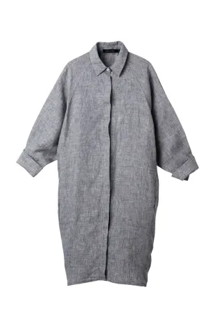 Evie Shirt Dress Fog