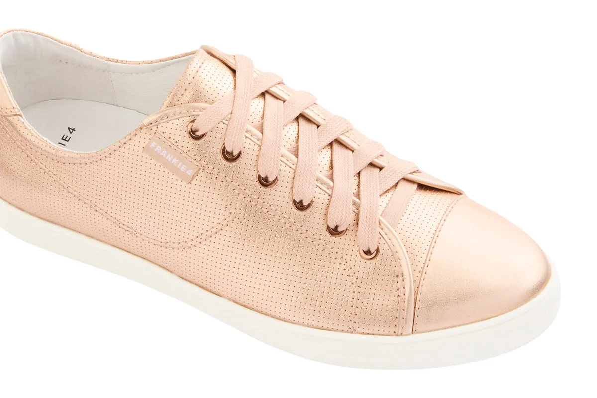 Frankie 4 Nat III Rose Gold Punched Womens