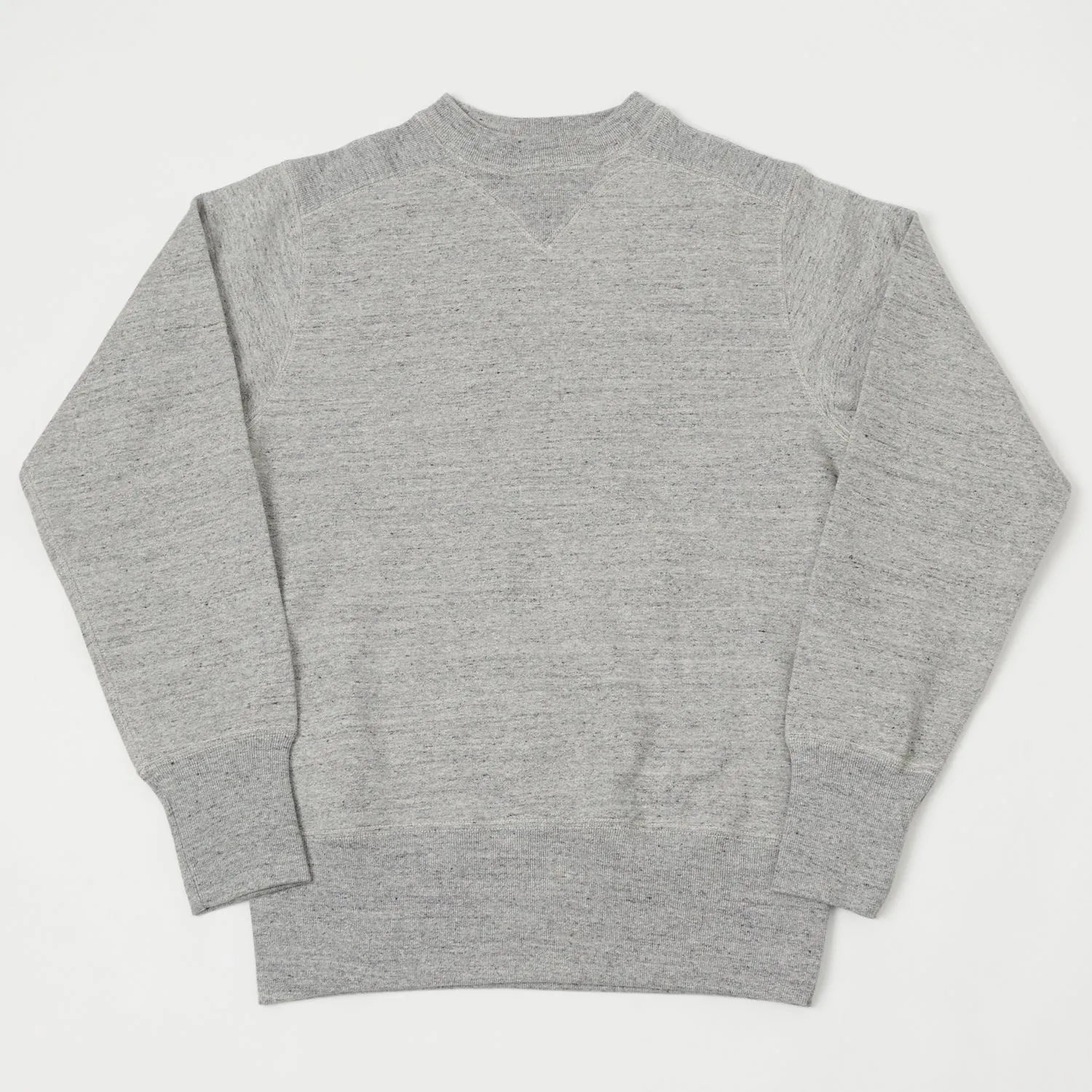 Freewheelers 2224005 Set in Sleeve Sweatshirt - Mix Grey