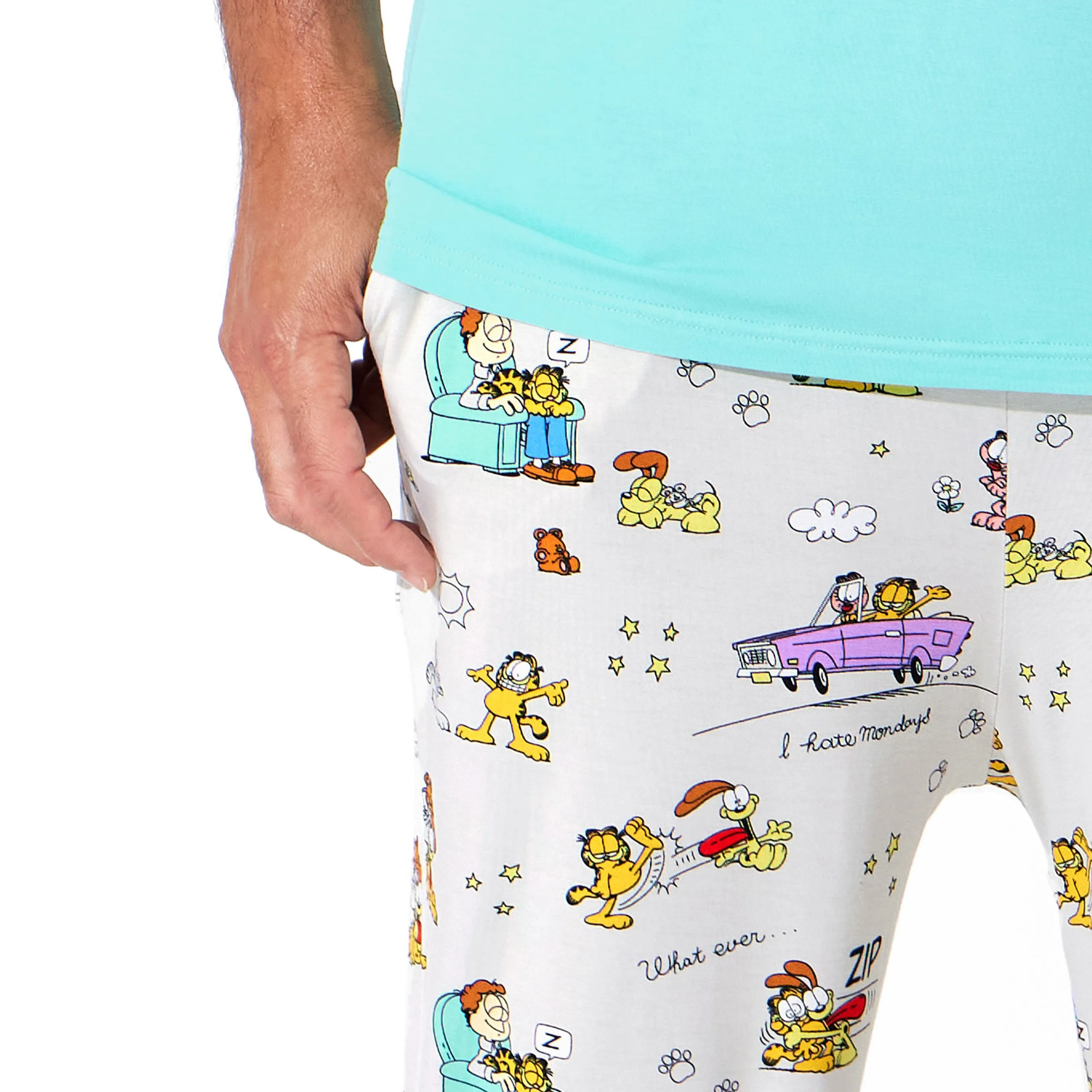 Garfield & Friends Bamboo Men's Pajama Set