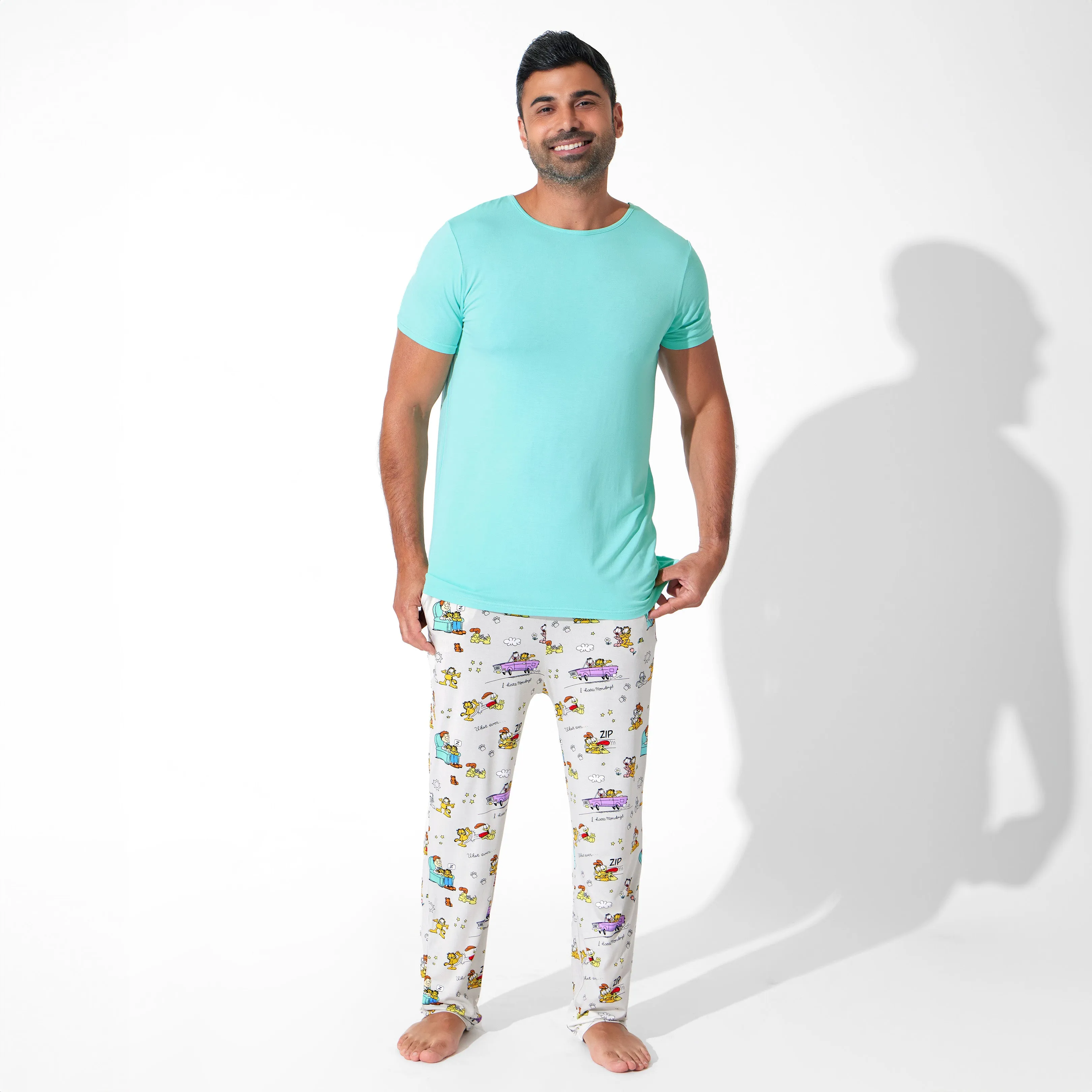 Garfield & Friends Bamboo Men's Pajama Set