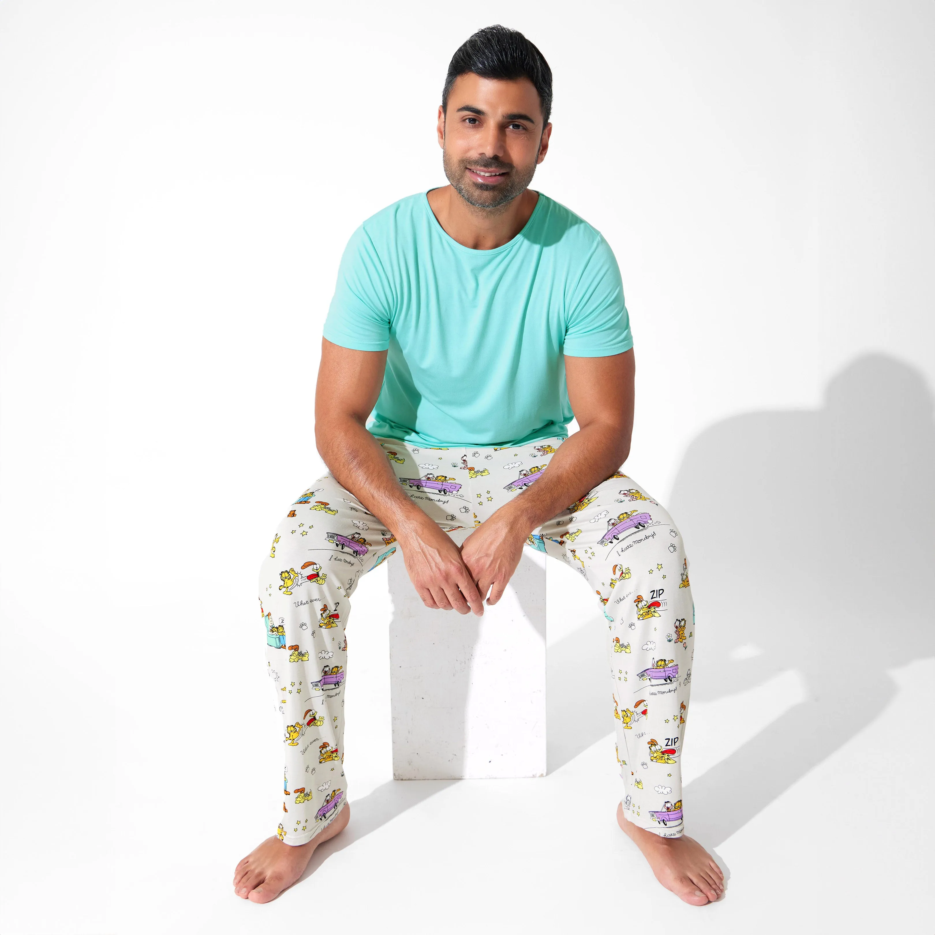 Garfield & Friends Bamboo Men's Pajama Set