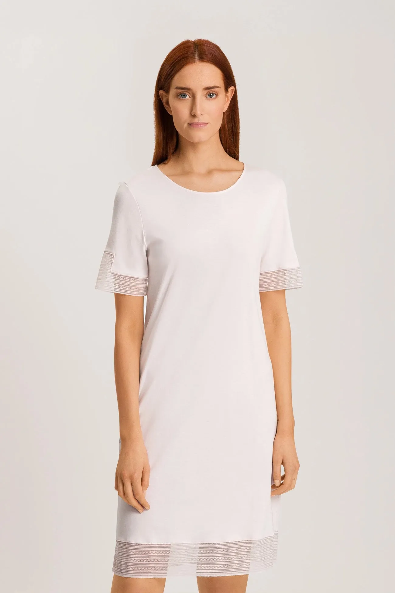 HANRO Sophie Nightdress - Rose Cream