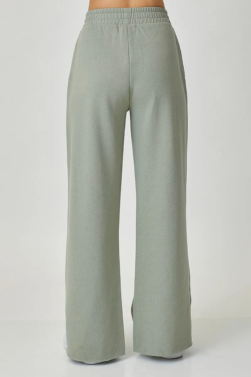 Lux Comfort Risen Lounge Pants with Slit