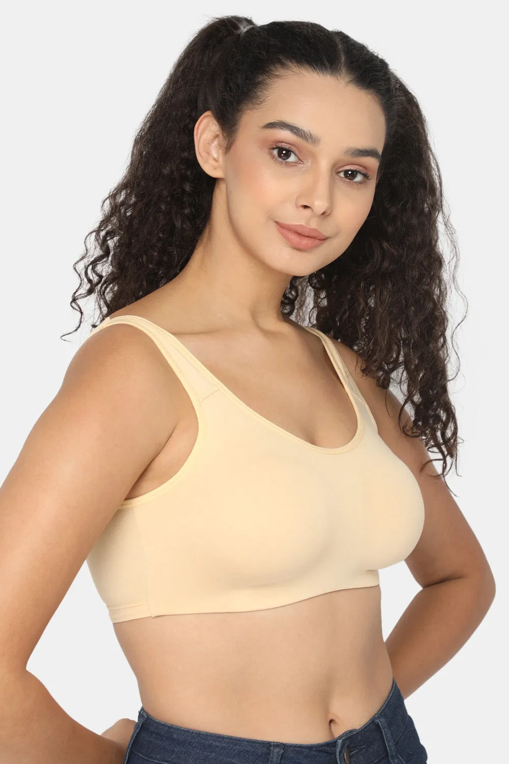 Medium Coverage Non-Wired Non-Padded Intimacy Active Sports Bra - CA12 - Lounge Bra