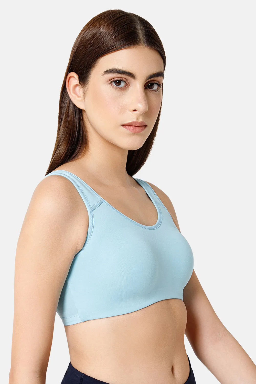 Medium Coverage Non-Wired Non-Padded Intimacy Active Sports Bra - CA12 - Lounge Bra