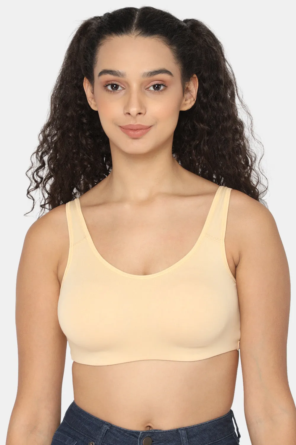 Medium Coverage Non-Wired Non-Padded Intimacy Active Sports Bra - CA12 - Lounge Bra