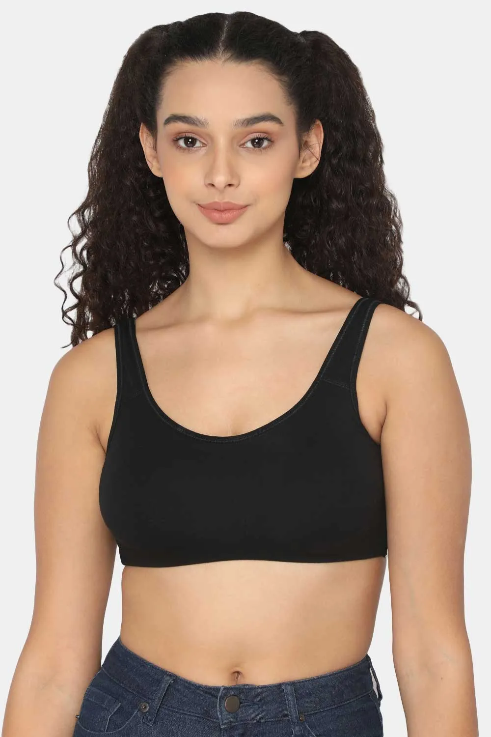 Medium Coverage Non-Wired Non-Padded Intimacy Active Sports Bra - CA12 - Lounge Bra