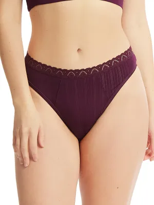 MellowLuxe™ Low Rise Thong Dried Cherry Red Sale