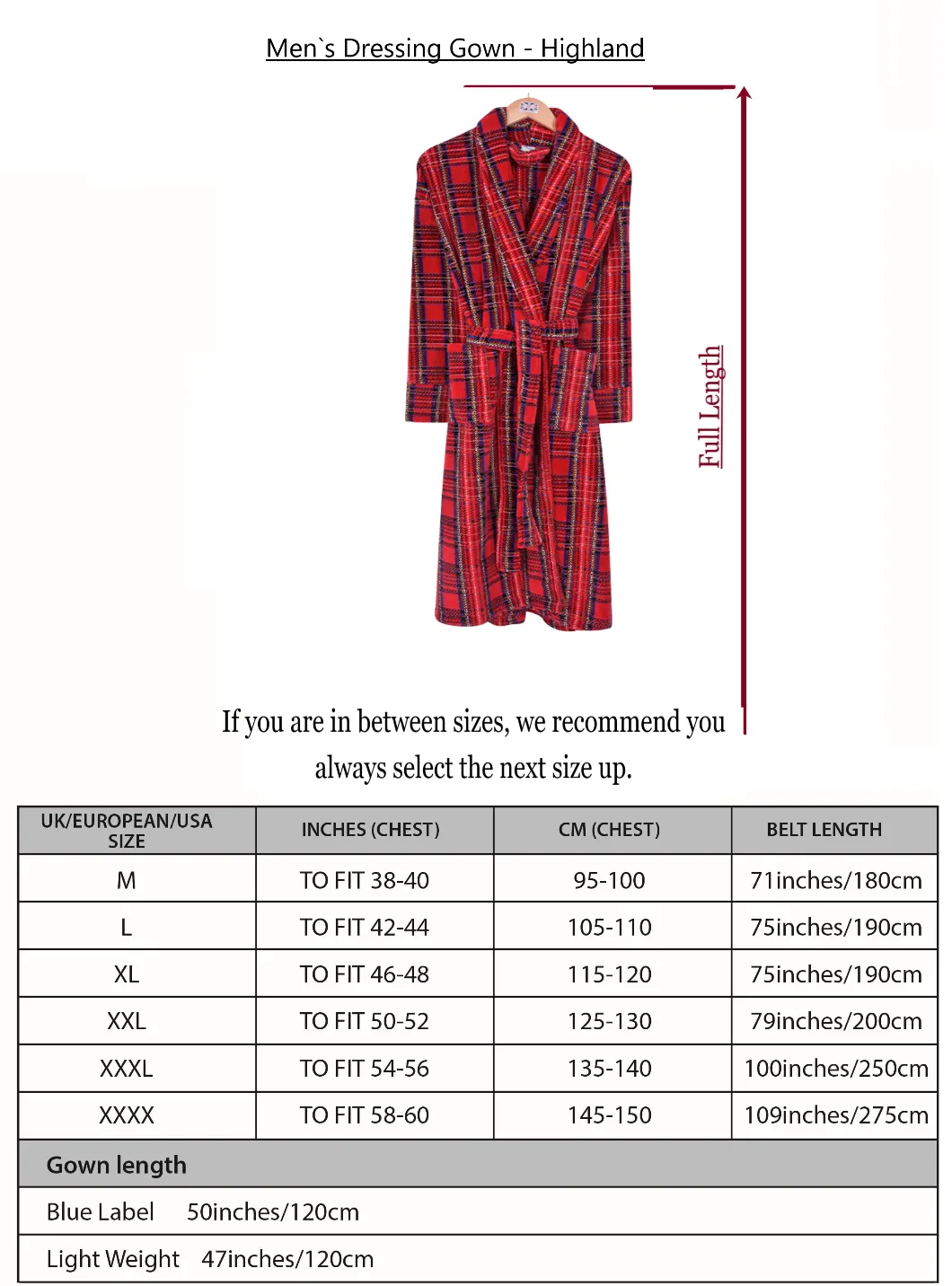 Men's Dressing Gown - Highland