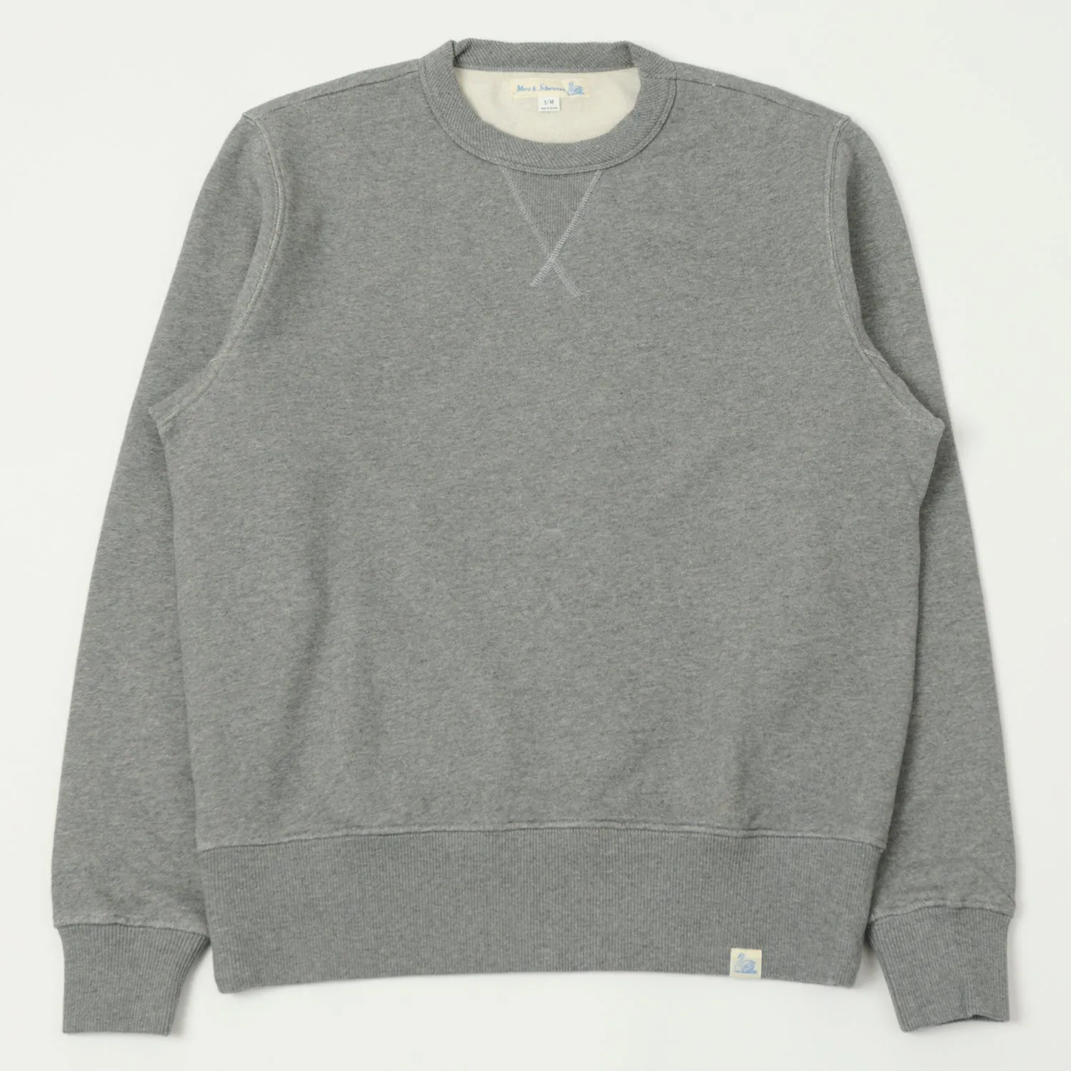 Merz b. Schwanen CSW28 Athletic Sweatshirt - Grey Melange