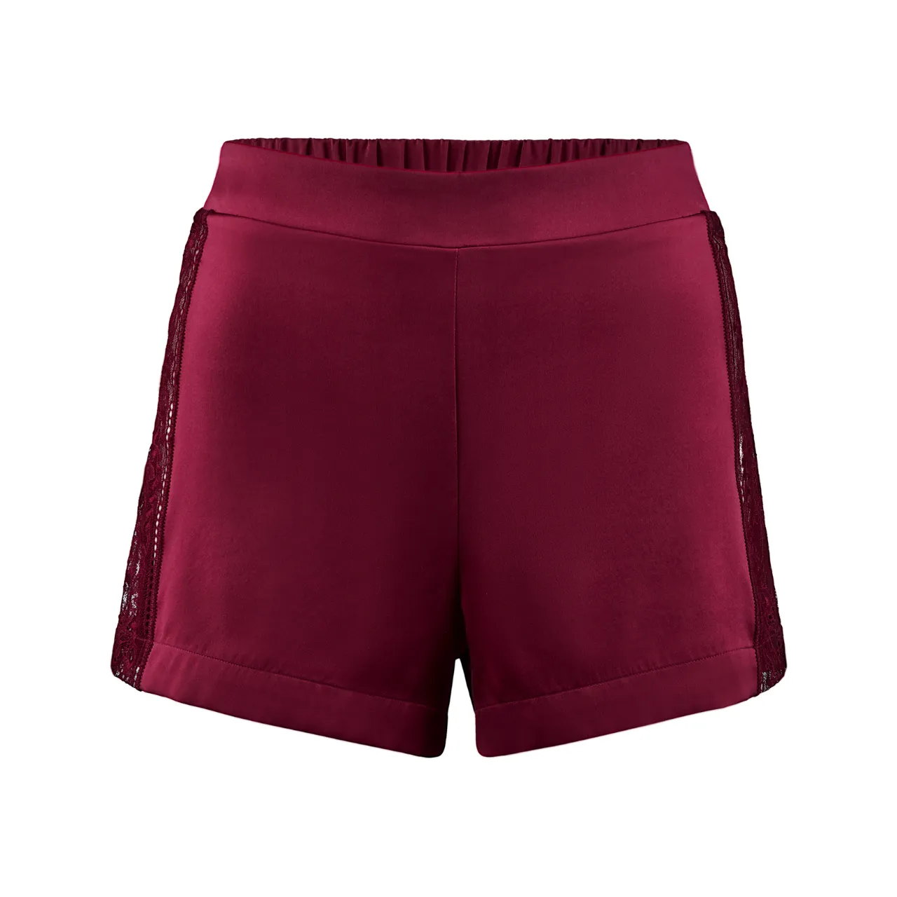 Midnight Whisper Shorts in Crimson