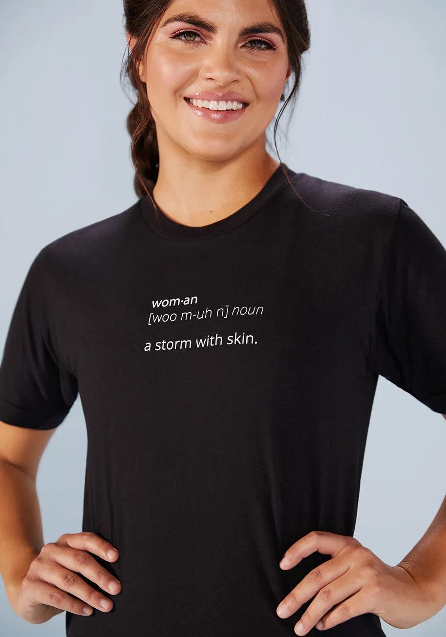 ModCloth x familiar...yet different Defining a Woman Graphic Tee