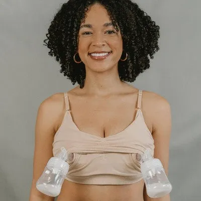 New - Boobie Adaptive Pumping and Nursing Bralette - L/XL