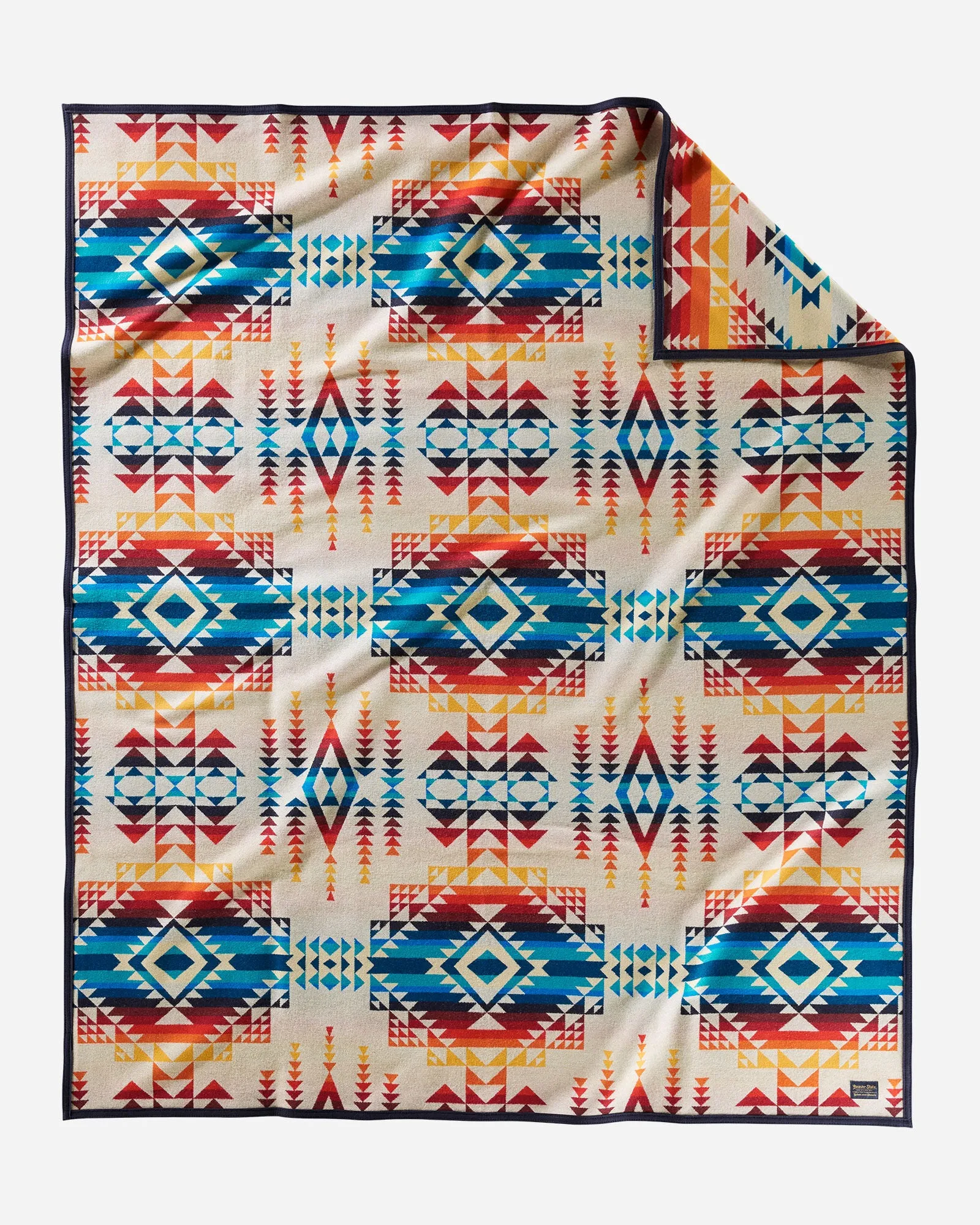 Pendleton® Pilot Rock Blanket, Ivory