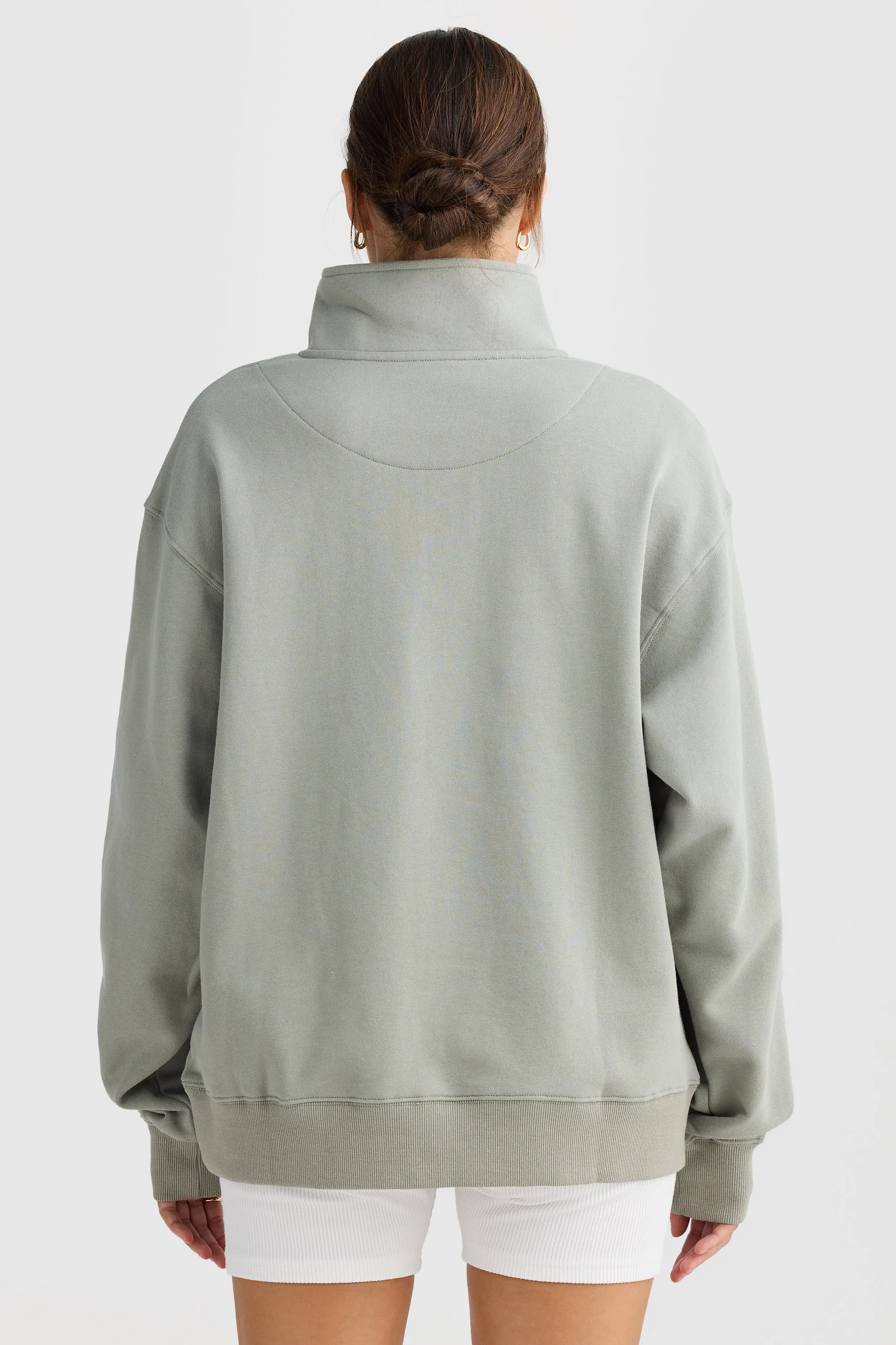 Quarter Zip Dusty Olive