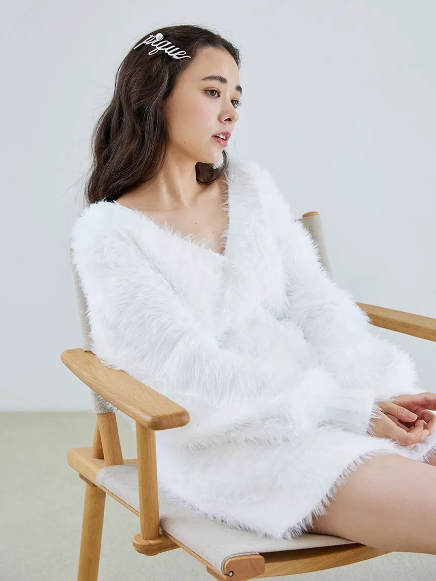 Rabbit Moco Fuzzy Cardigan