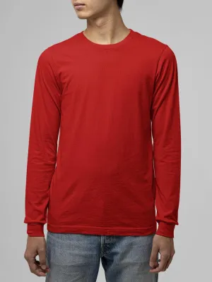 Red Unisex Super Combed Cotton T-Shirt - Eco-Friendly & Comfortable