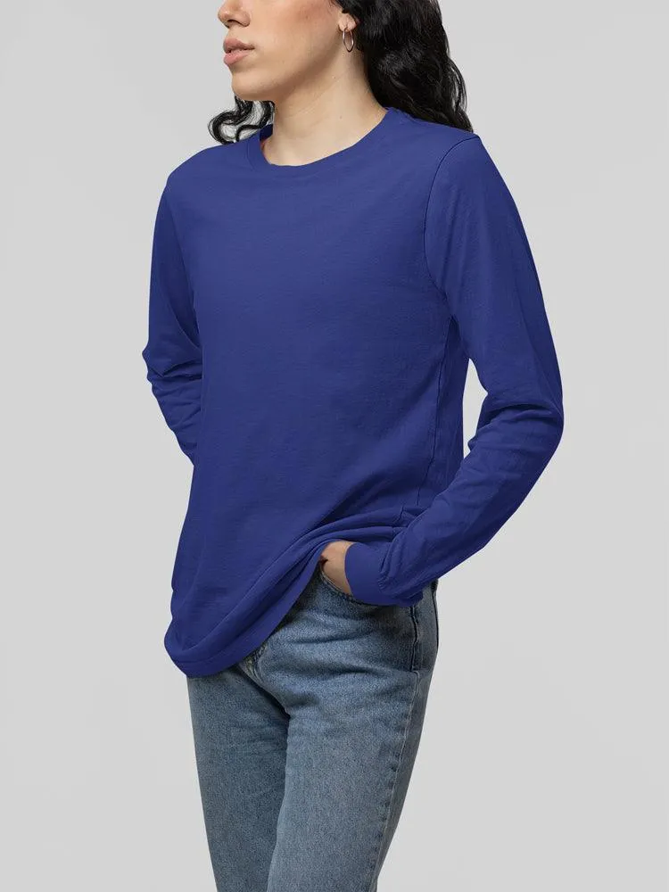 Royal Blue Unisex Super Combed Cotton T-Shirt - Eco-Friendly & Comfortable