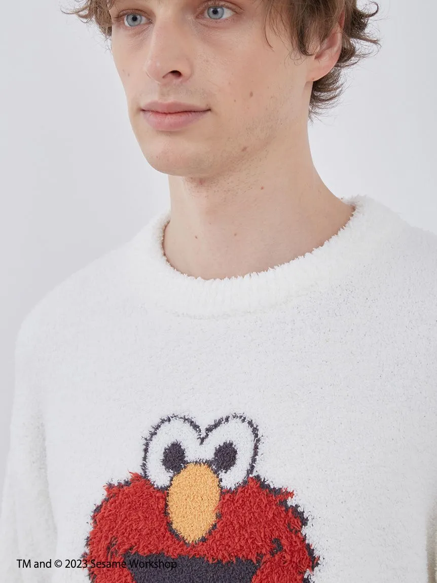 [SESAME STREET][MENS] Jacquard Pullover & Long Pants Loungewear Set