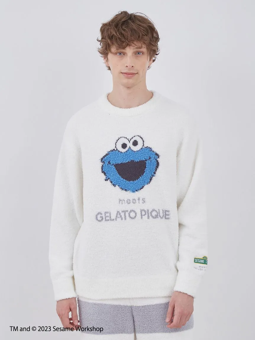 [SESAME STREET][MENS] Jacquard Pullover & Long Pants Loungewear Set