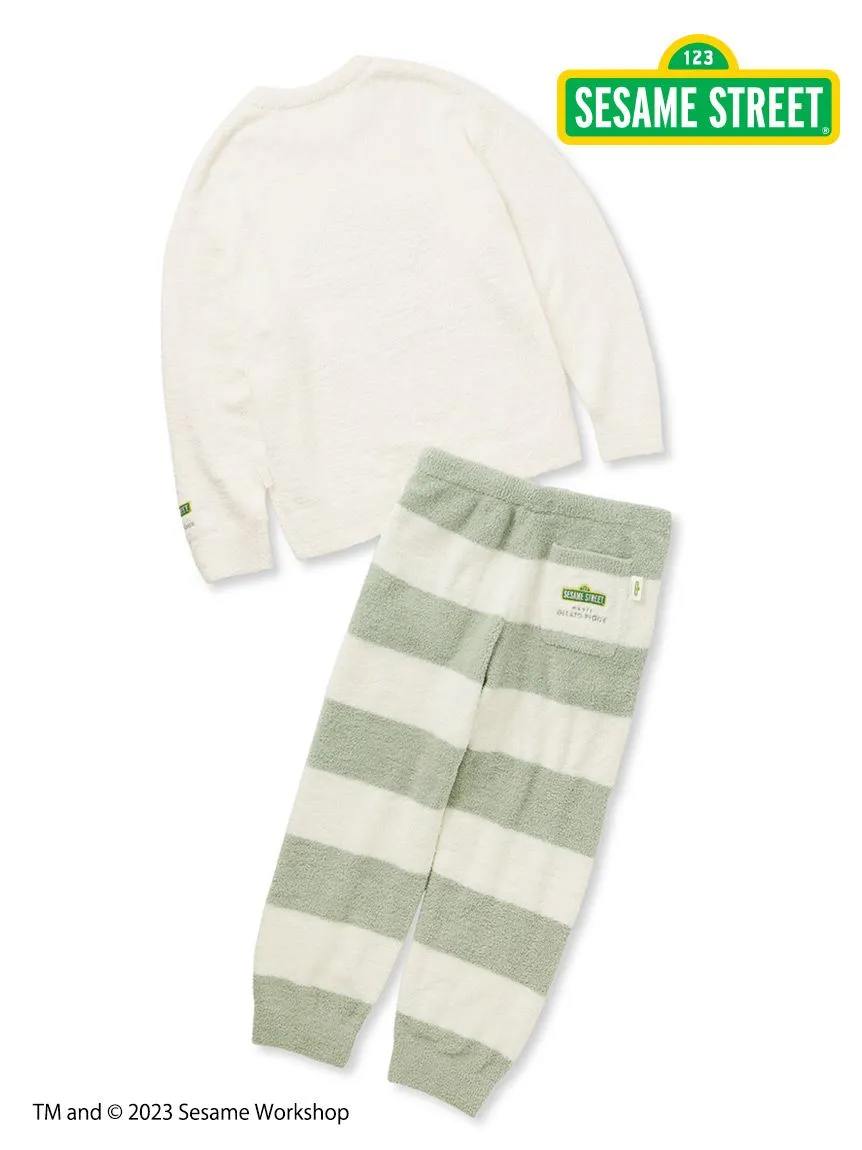 [SESAME STREET][MENS] Jacquard Pullover & Long Pants Loungewear Set