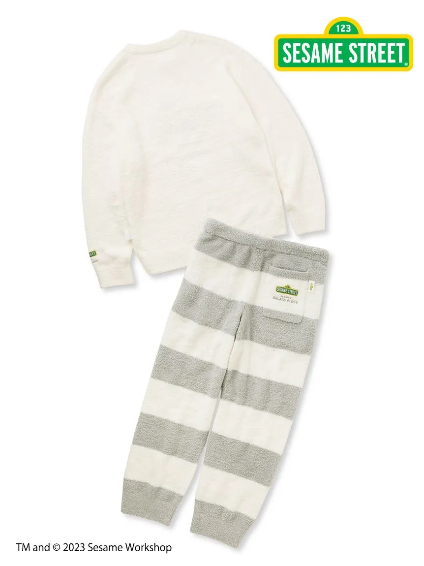 [SESAME STREET][MENS] Jacquard Pullover & Long Pants Loungewear Set