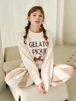 Shih Tzu Jacquard Pullover & Long Pants Set