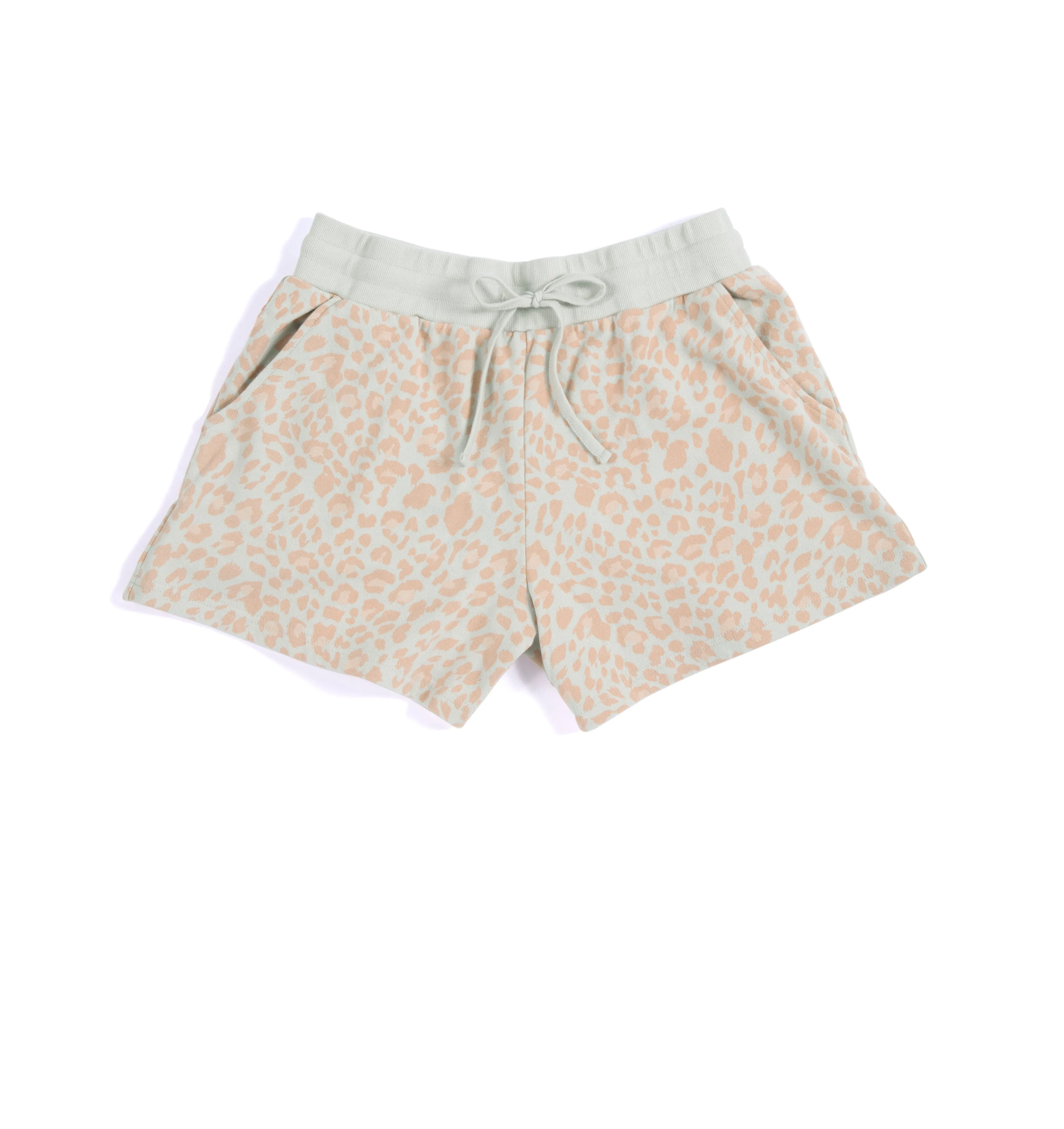 Shiraleah Kiara Leopard Print Shorts, Grey - FINAL SALE ONLY