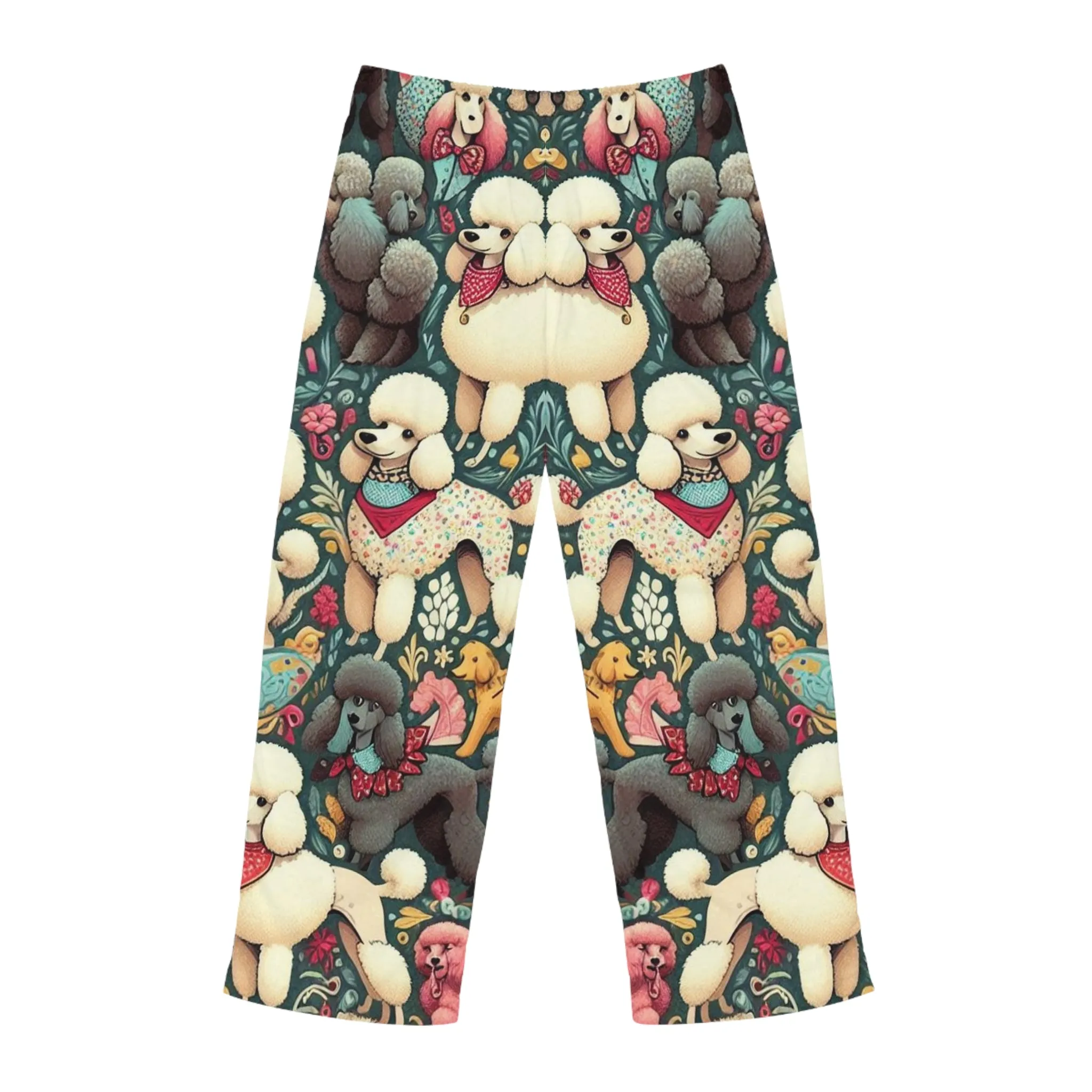 Super Sweet and Whimsical Standard Poodle Pattern - Pajama Pants