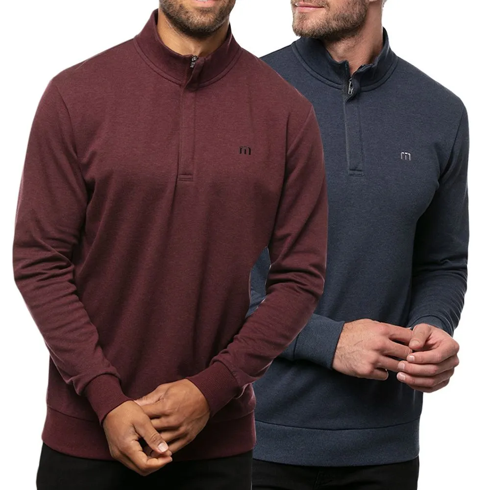 TravisMathew Cloud Quarter Zip 2.0 Golf Pullover 2023