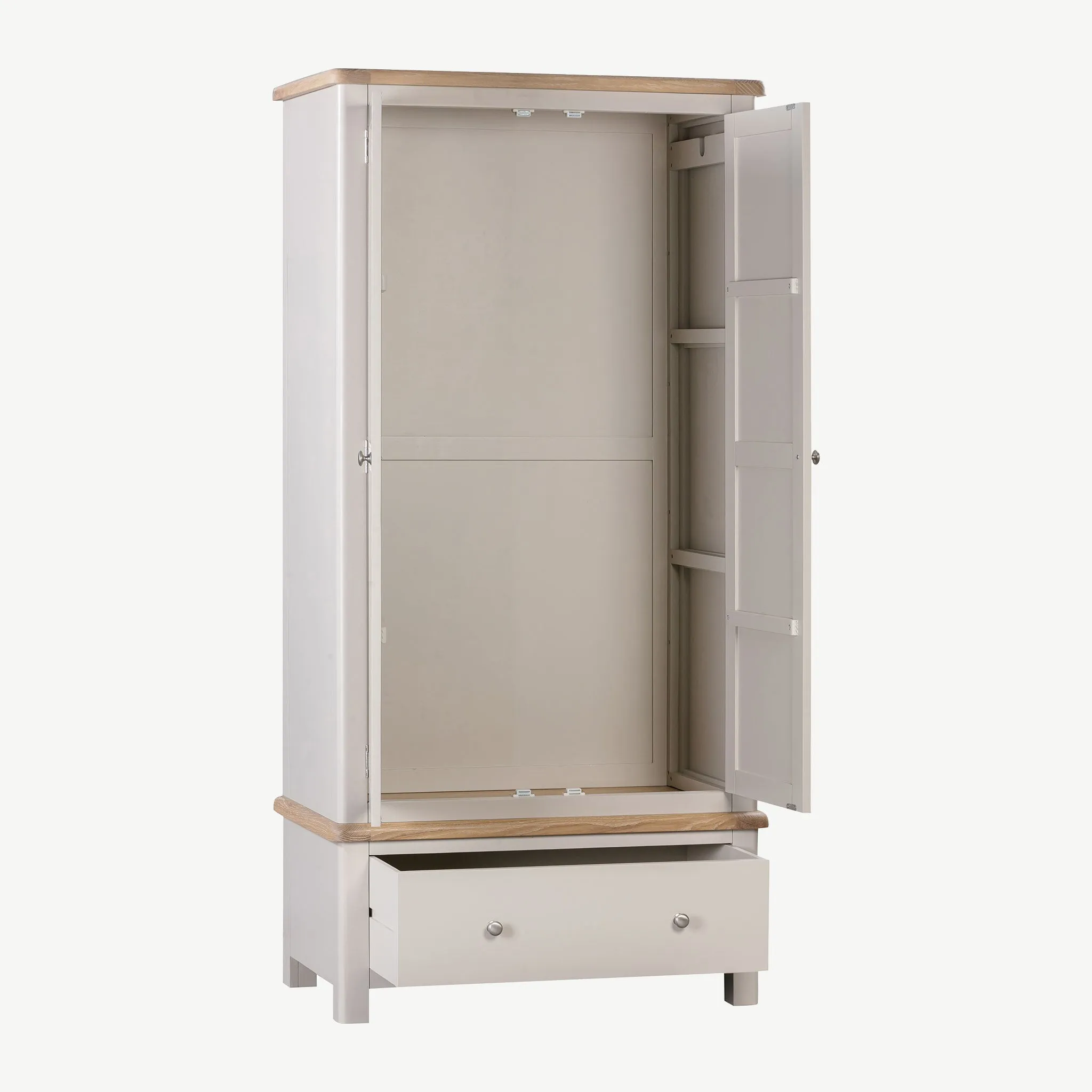 Turnberry Double Robe with 1 Drawer in Putty