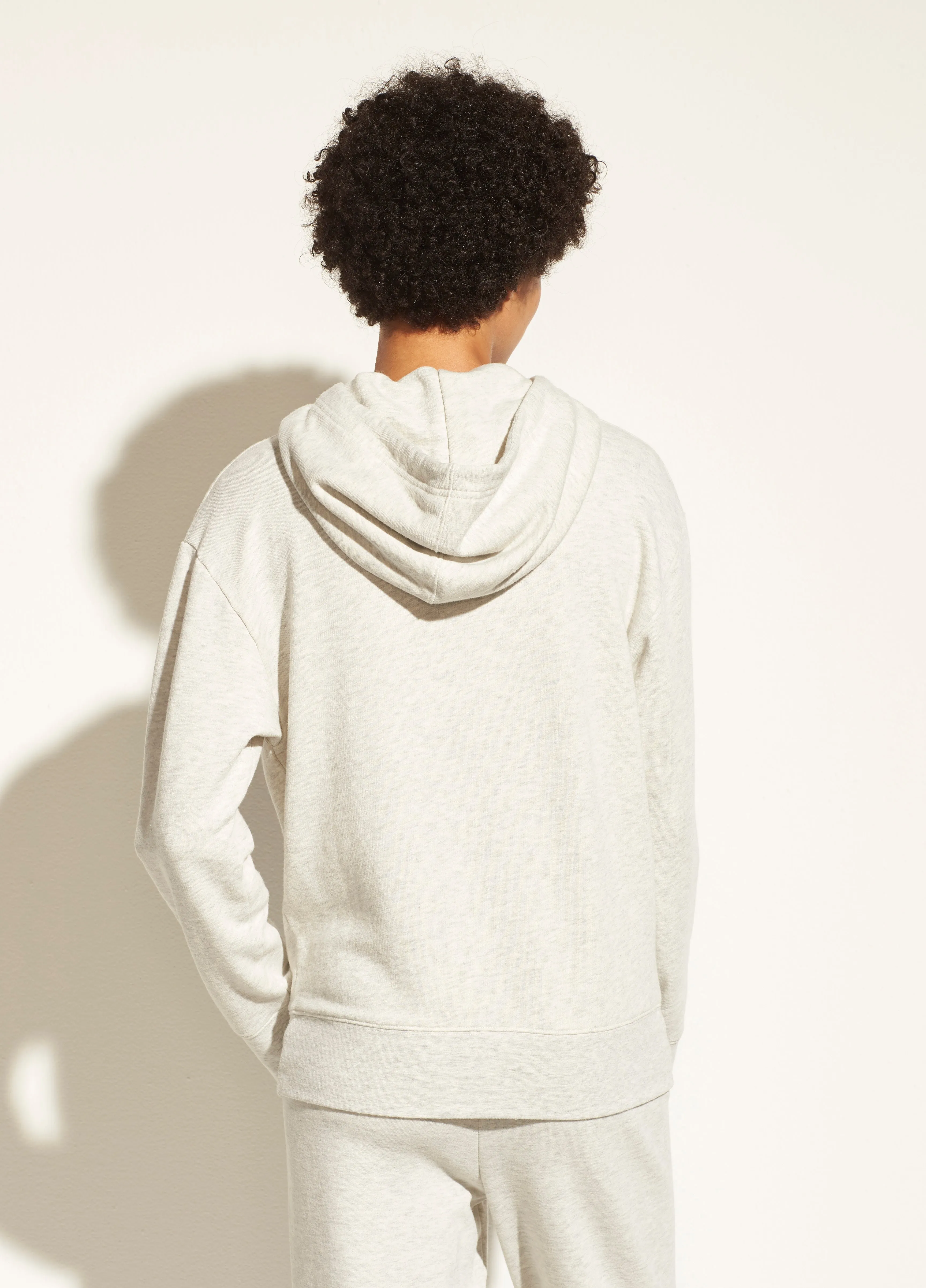 Vince - Essential Hoodie in Light Heather Grey