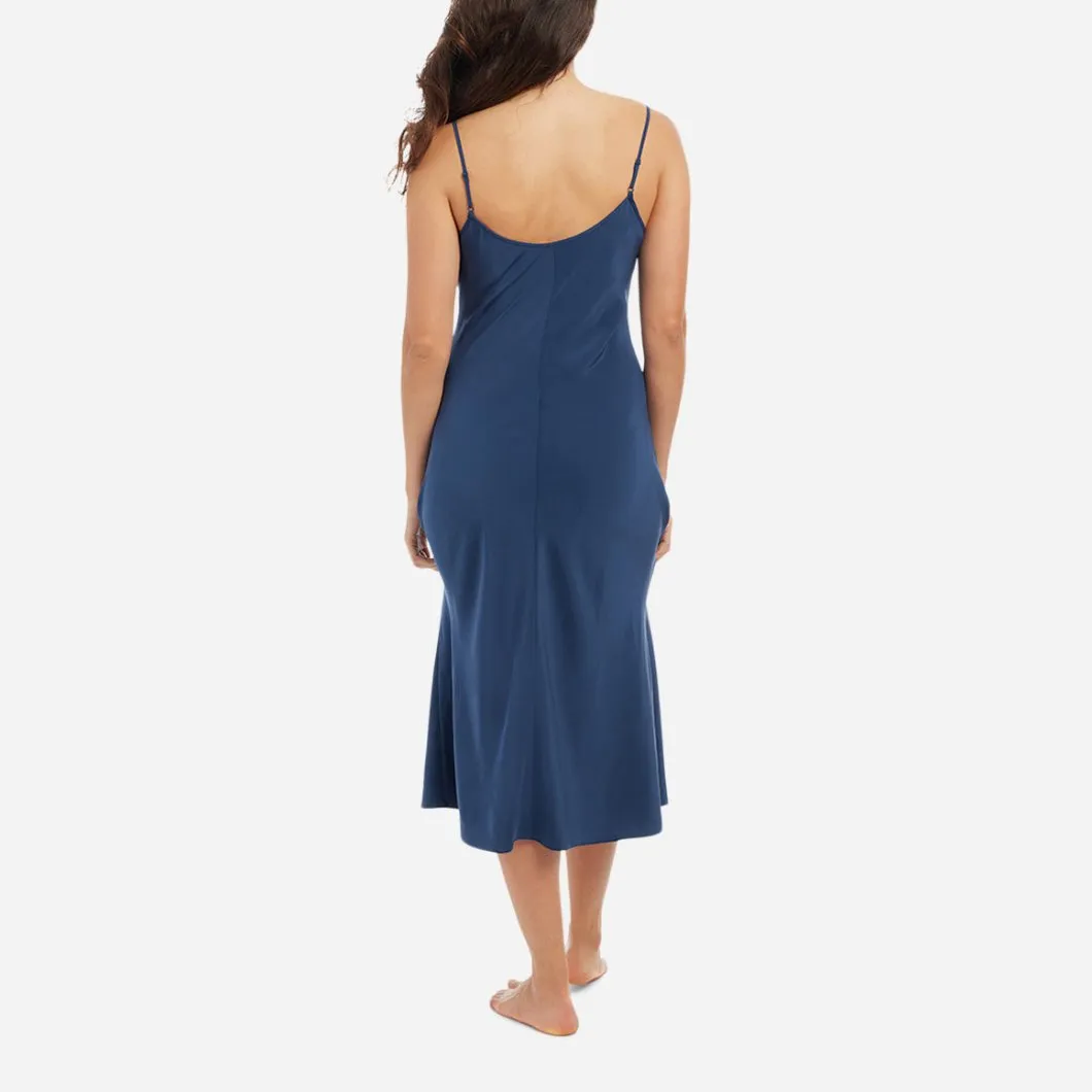 Washable Silk Midi Slip Dress