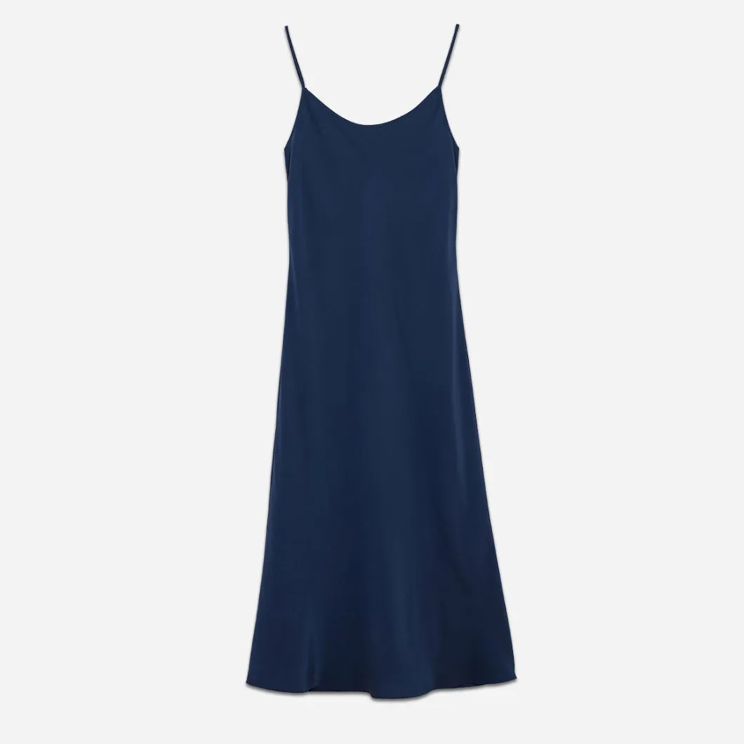 Washable Silk Midi Slip Dress