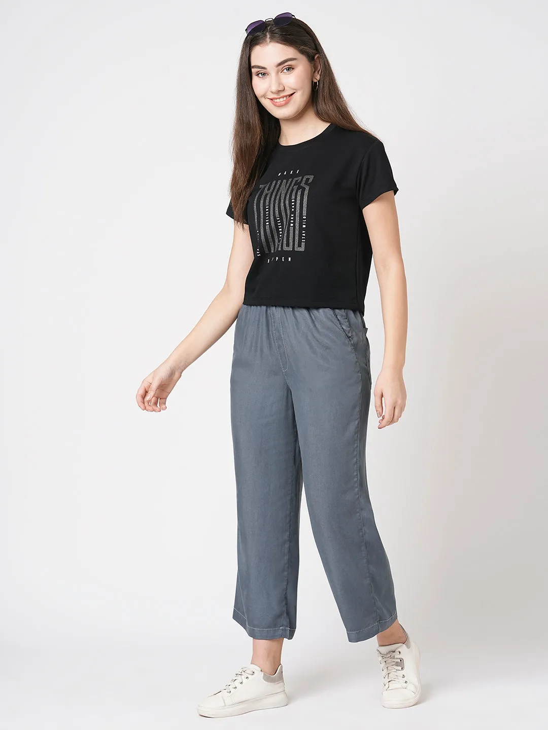 Women High-Rise Comfort Culottes